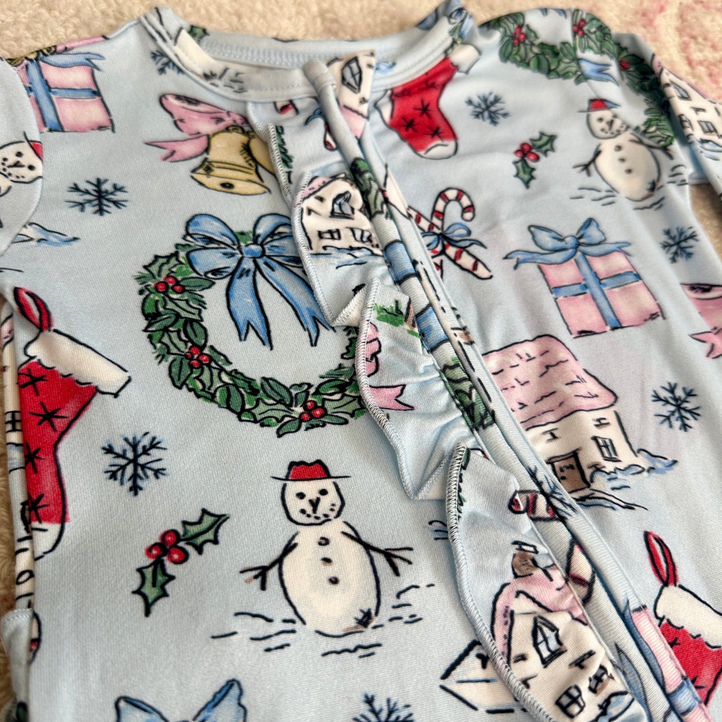 North Pole Fun Ruffle Pajama
